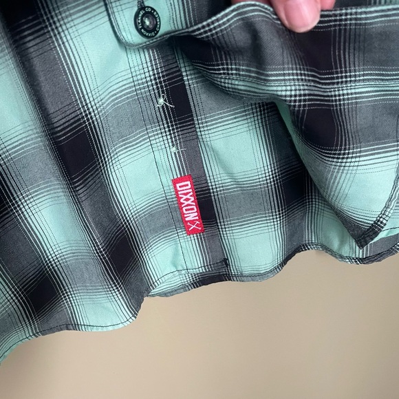 DIXXON The Charles bamboo short sleeve button-up shirt sz Large - Picture 6 of 10